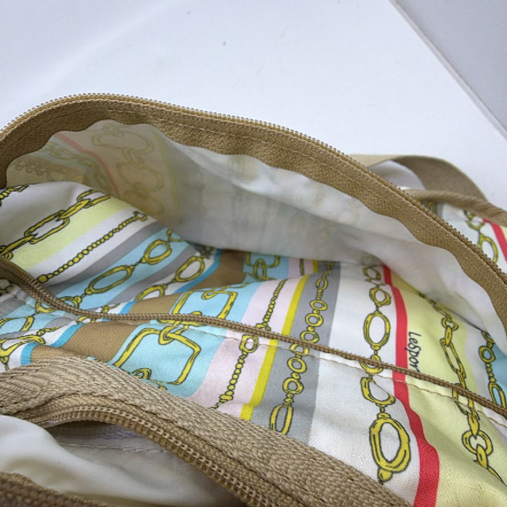 LeSportsac Beige Nylon Shoulder Bag - Picture 8 of 8